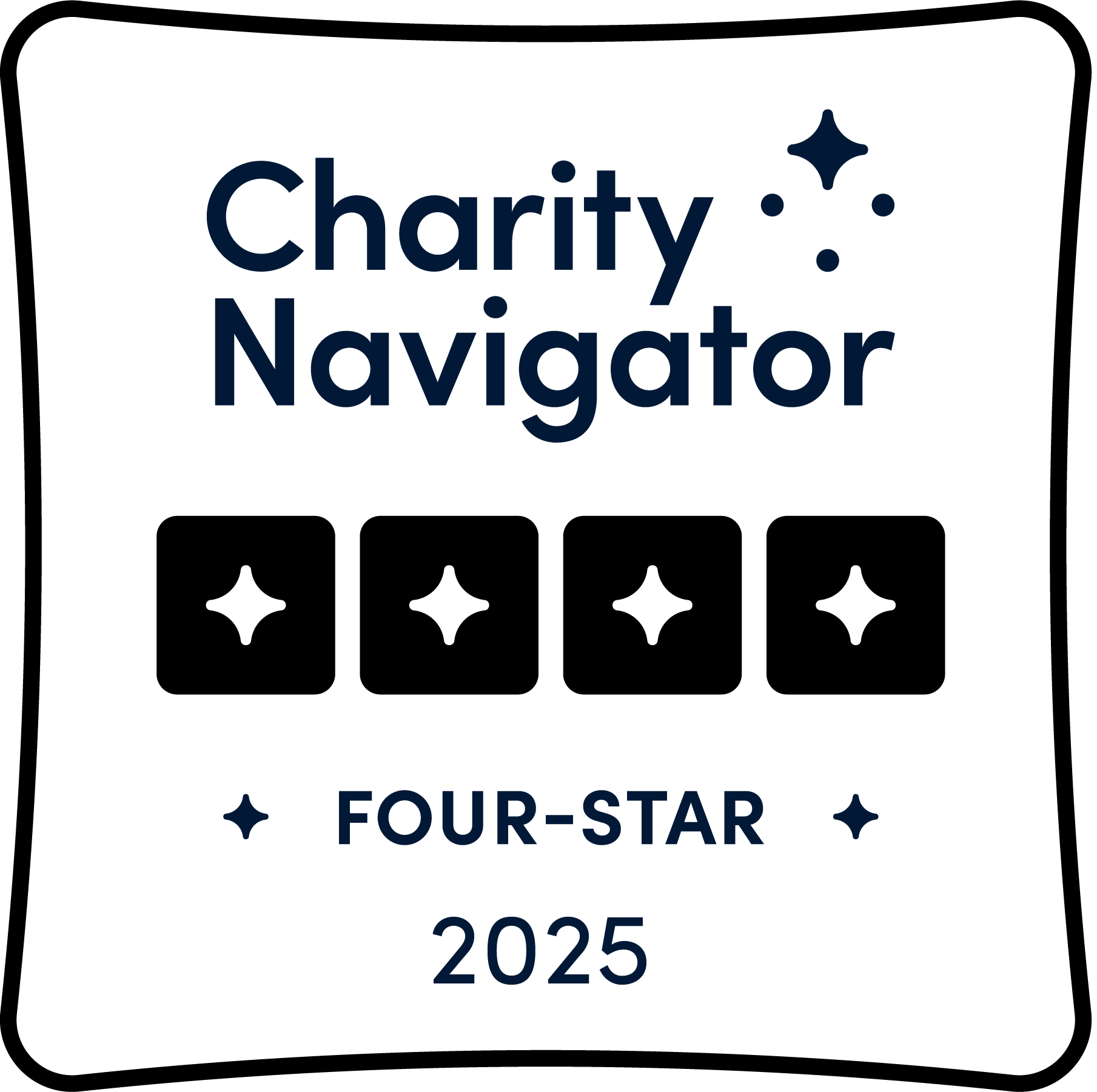 Charity Naviator Four-Star badge