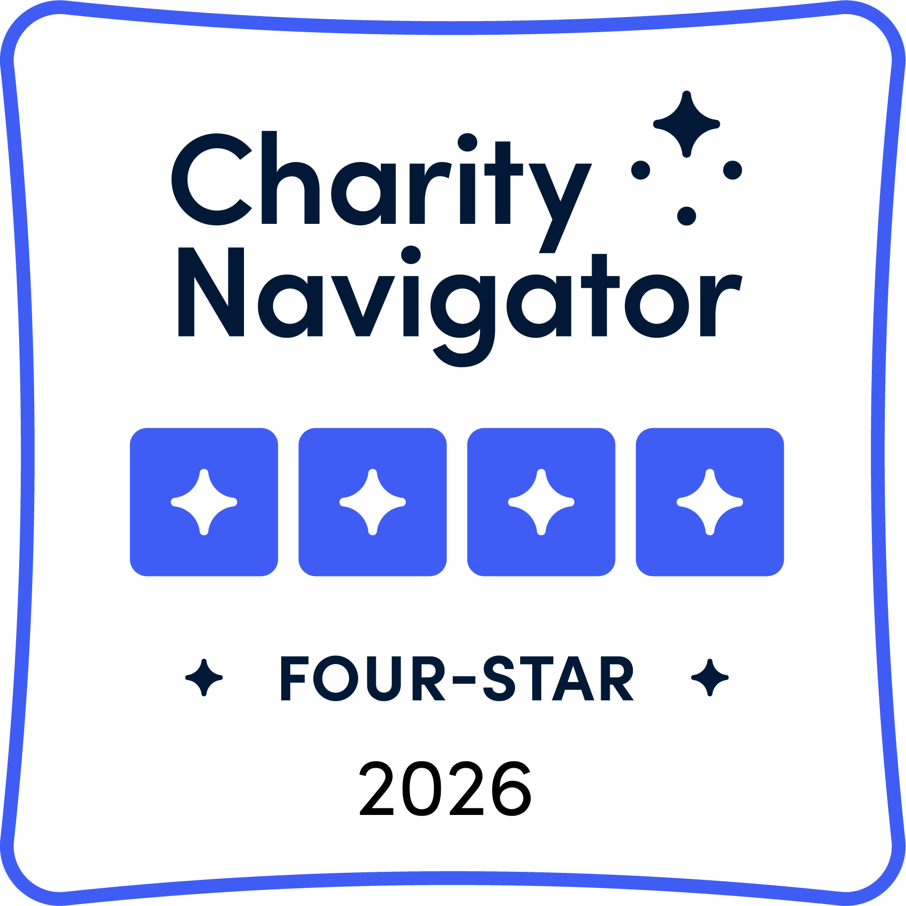 Charity Naviator Four-Star badge