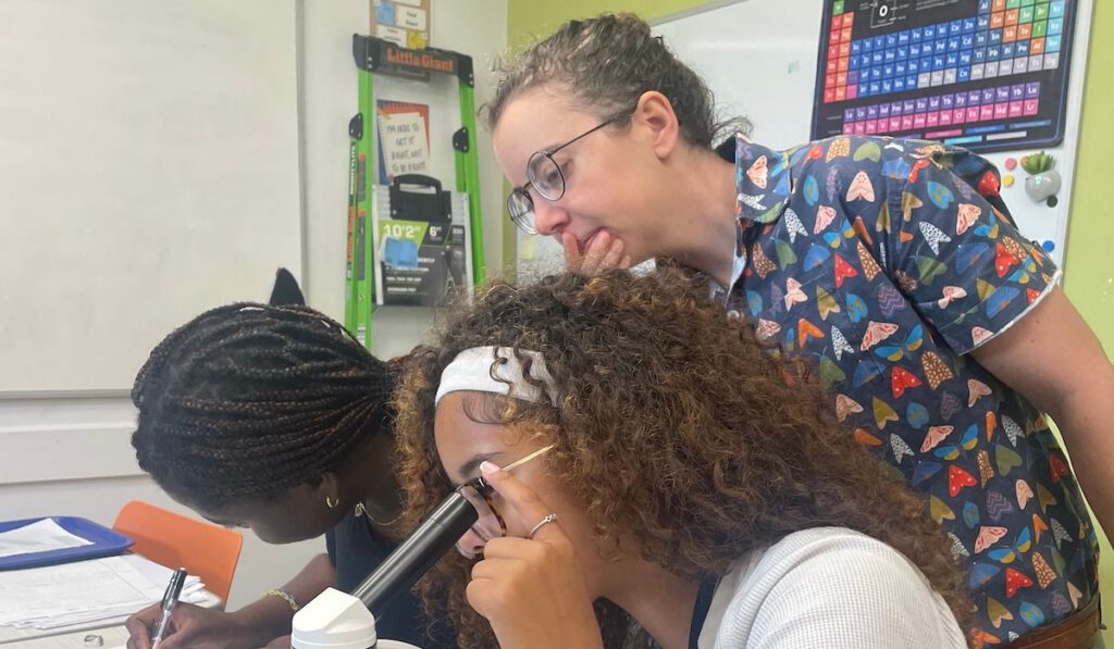 Beacon Academy Science class